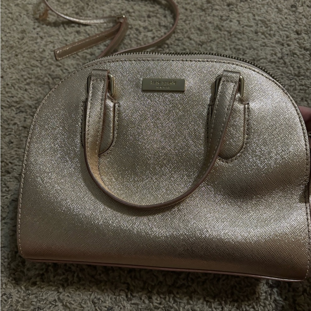 Super cute rose gold kate spade cross body